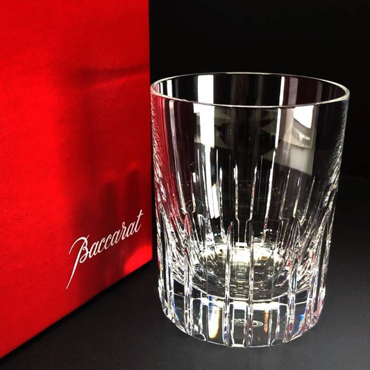 【箱付き】Baccarat バカラ／ロータリー ロックグラス／クリスタルグラス／クリア／BC654
