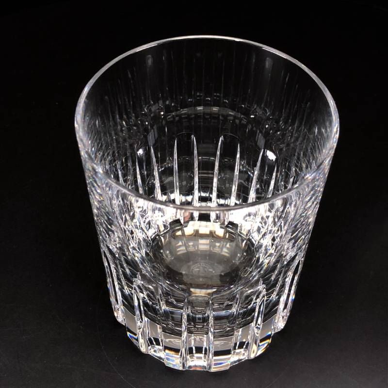 【箱付き】Baccarat バカラ／ロータリー ロックグラス／クリスタルグラス／クリア／BC654