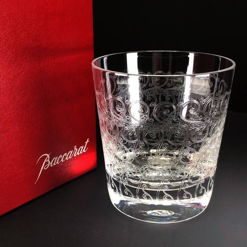 【美品・箱付き】Baccarat バカラ／ローハン タンブラー／クリスタルグラス／クリア／BC655