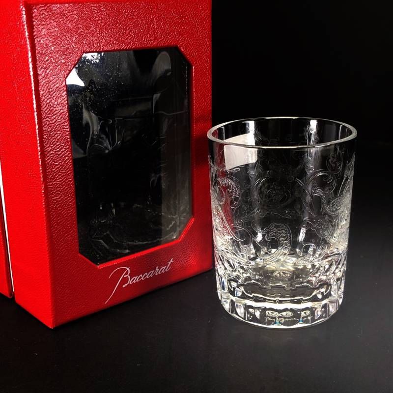 【美品・箱付き】Baccarat バカラ／パルメ ショットグラス／クリスタルグラス／クリア／BC656