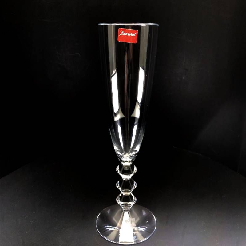 【訳あり・売り切り・箱付き・美品】Baccarat バカラ／ベガ シャンパンフルート／クリスタルグラス／クリア／BC657