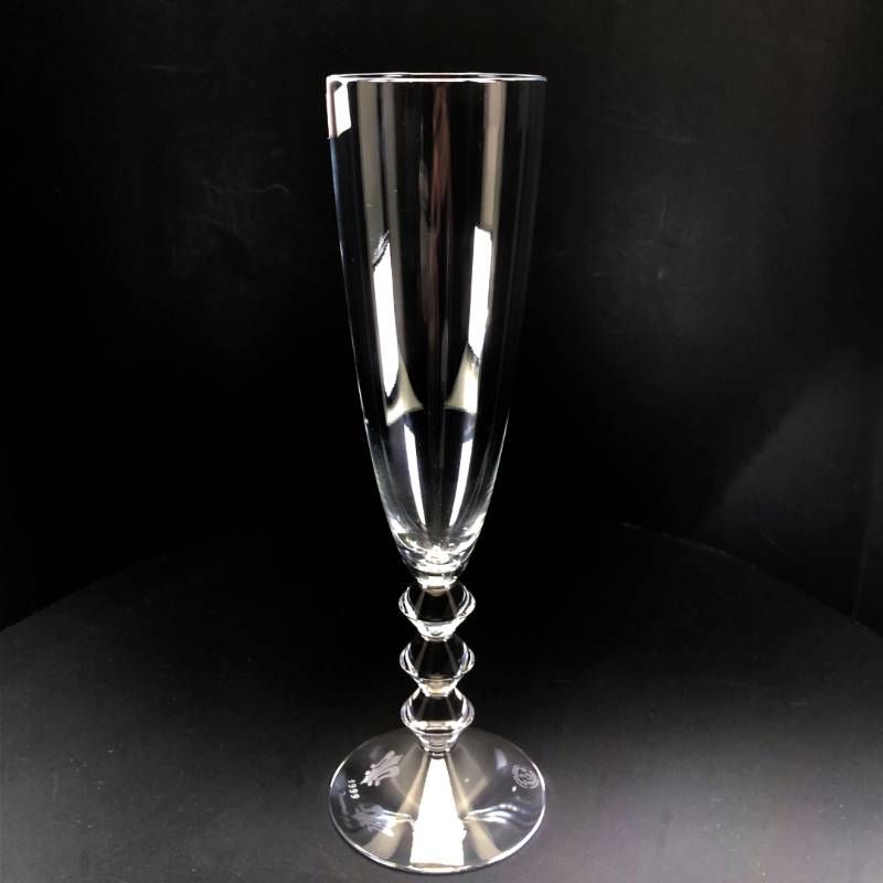 【訳あり・売り切り・箱付き・美品】Baccarat バカラ／ベガ シャンパンフルート／クリスタルグラス／クリア／BC657