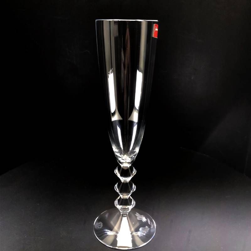 【訳あり・売り切り・箱付き・美品】Baccarat バカラ／ベガ シャンパンフルート／クリスタルグラス／クリア／BC657