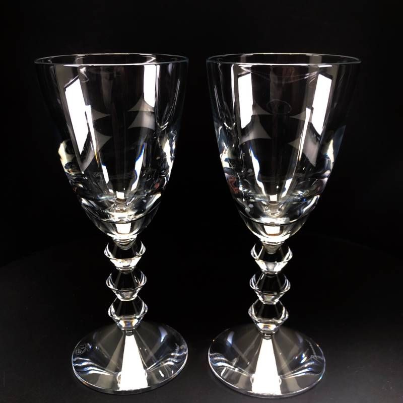 【箱付き】Baccarat バカラ／ベガ ペア ワイングラス／クリスタルグラス／クリア／BC658