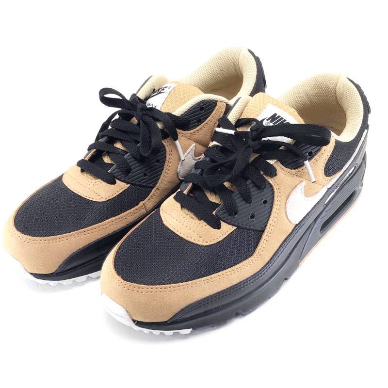 【美品】NIKE ナイキ／AIR MAX 90 エア マックス 90 DQ4071-003／29cm／ブラック・オレンジ・ホワイト