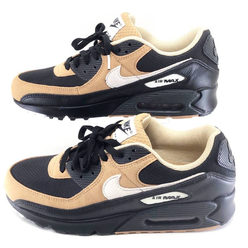 【美品】NIKE ナイキ／AIR MAX 90 エア マックス 90 DQ4071-003／29cm／ブラック・オレンジ・ホワイト