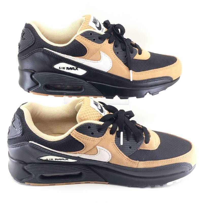 【美品】NIKE ナイキ／AIR MAX 90 エア マックス 90 DQ4071-003／29cm／ブラック・オレンジ・ホワイト