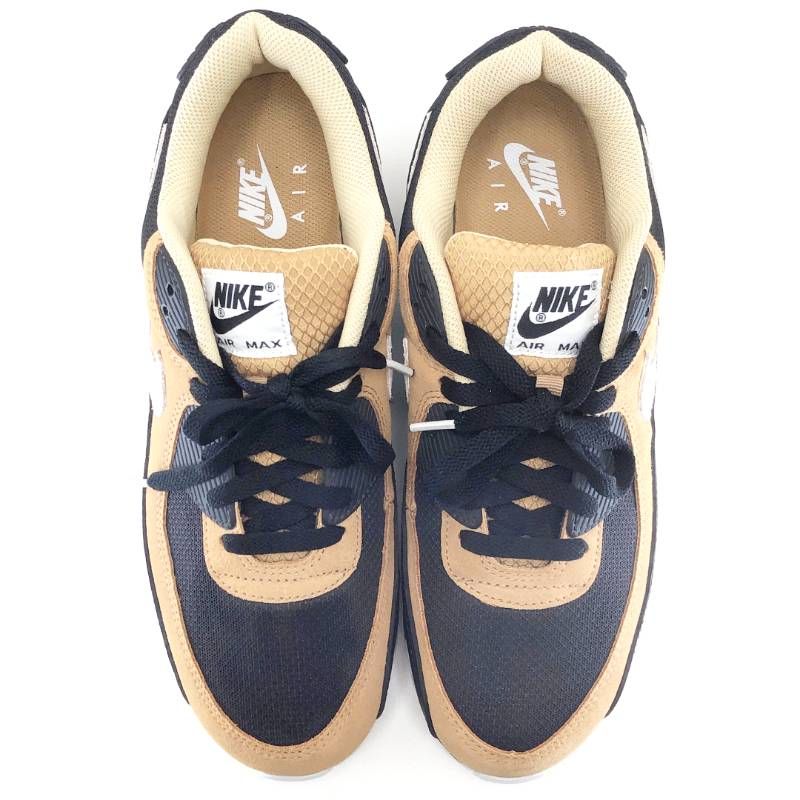 【美品】NIKE ナイキ／AIR MAX 90 エア マックス 90 DQ4071-003／29cm／ブラック・オレンジ・ホワイト