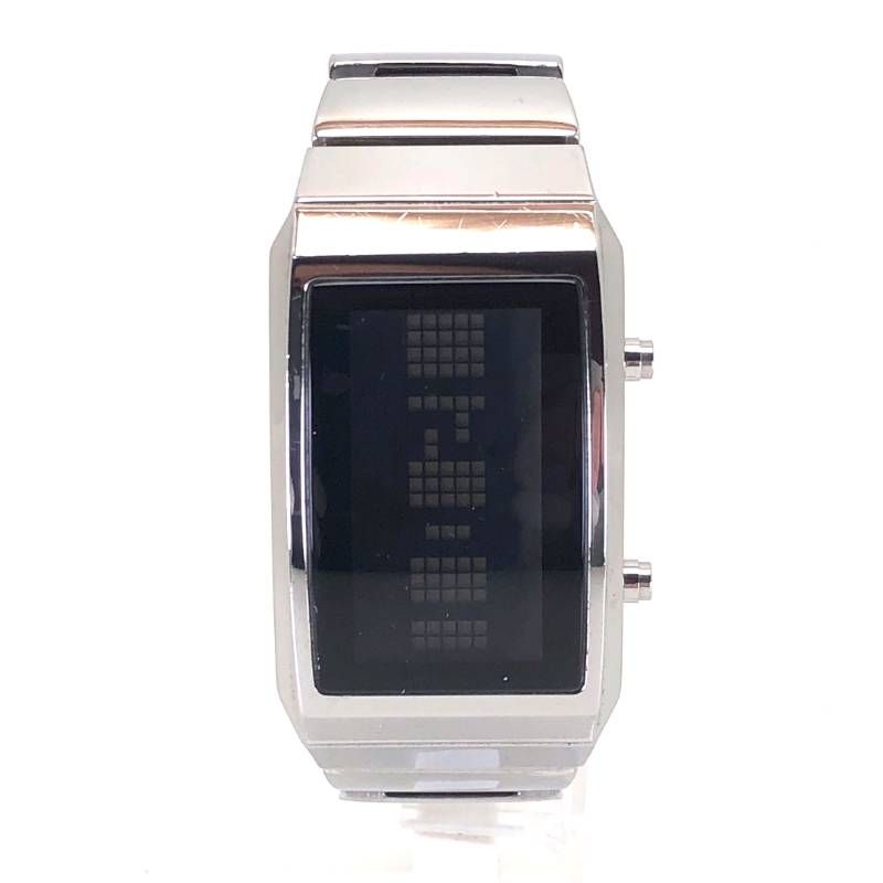 【希少・美品】Tokyo Flash Negative トーキョーフラッシュネガティブ／メンズ腕時計／クォーツ／ステンレス／シルバー・ブラック