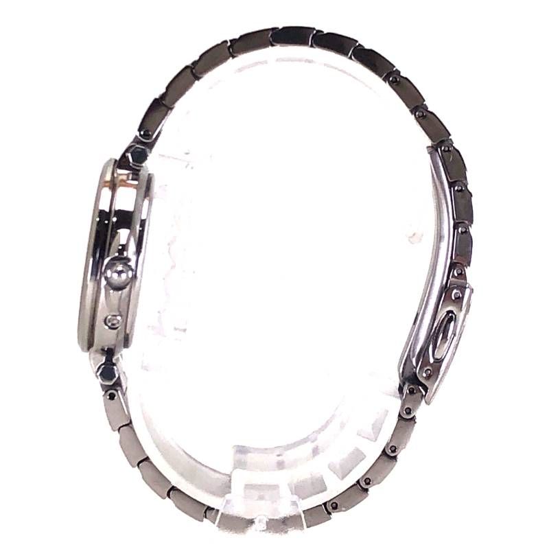 【美品】CITIZEN シチズン／XC クロスシー エコドライブ レディース H240-T018220／ソーラークォーツ／ステンレス／シルバー・ブラック