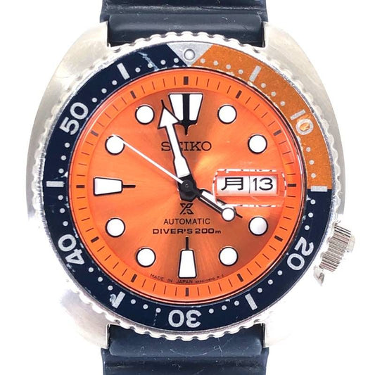【世界500本限定・希少・箱付き】SEIKO セイコー／プロスペックス オレンジタートル 4R36-06T0/SBDY023／自動巻／ステンレス／シルバー・オレンジ・ブラック