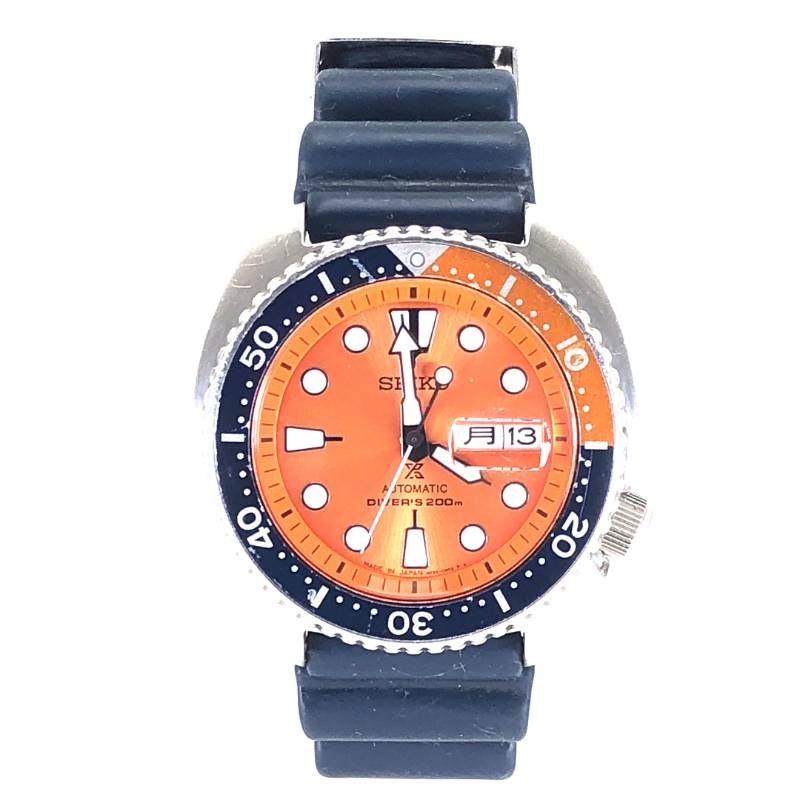 【世界500本限定・希少・箱付き】SEIKO セイコー／プロスペックス オレンジタートル 4R36-06T0/SBDY023／自動巻／ステンレス／シルバー・オレンジ・ブラック