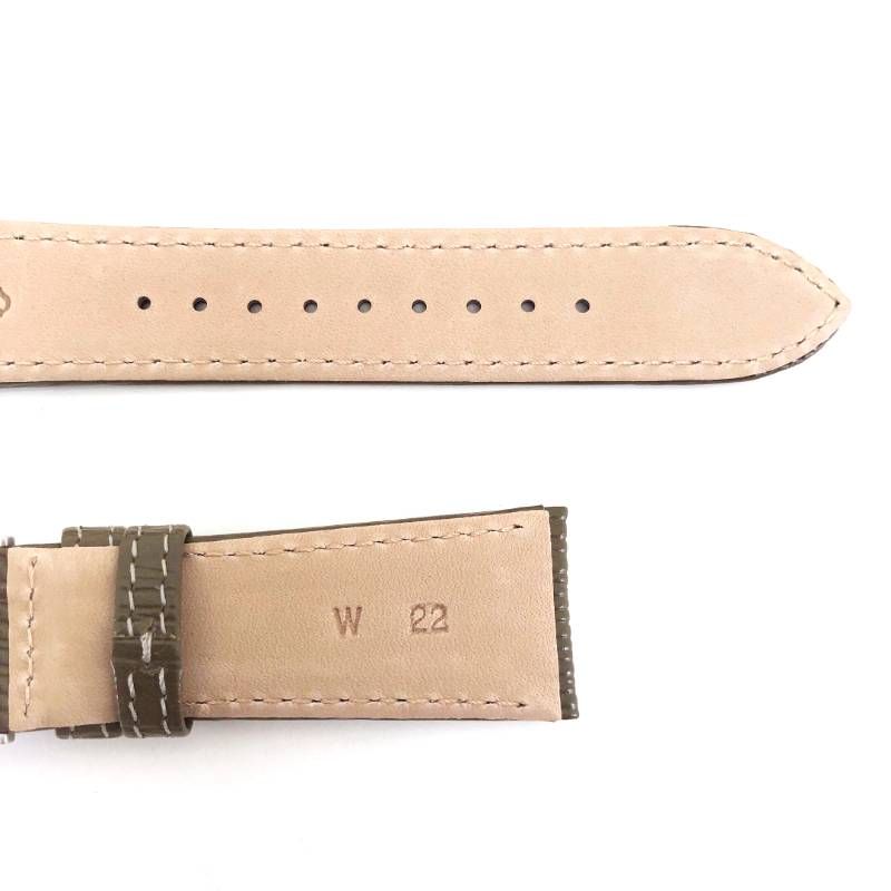 【美品】Grand Seiko グランドセイコー／購入者特典 レザー 替えベルト／レザー 革／カーキ