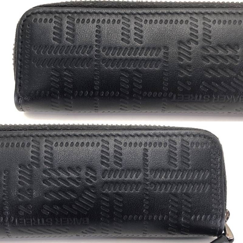 【美品】MONTBLANC モンブラン／ペンケース ペンポーチ／レザー／ブラック