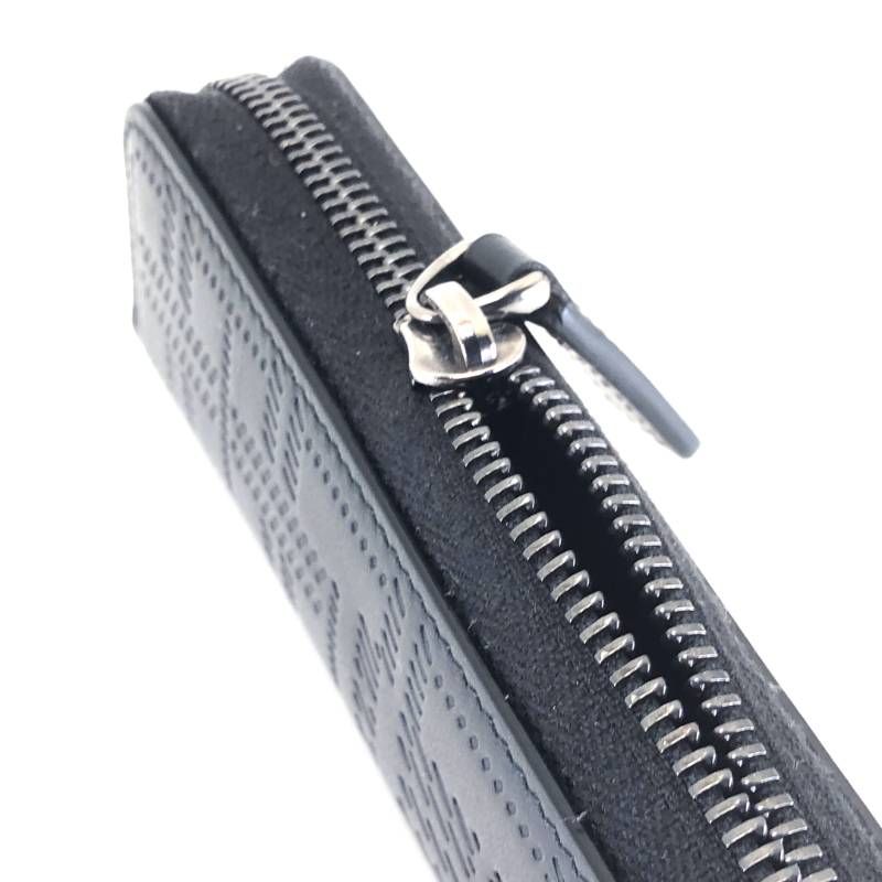 【美品】MONTBLANC モンブラン／ペンケース ペンポーチ／レザー／ブラック