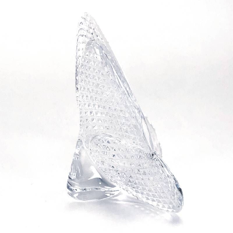 【美品・箱付き】Baccarat バカラ／ラッキーバタフライ クリスタル ディアマン クリア／クリスタルグラス／クリア／BC667