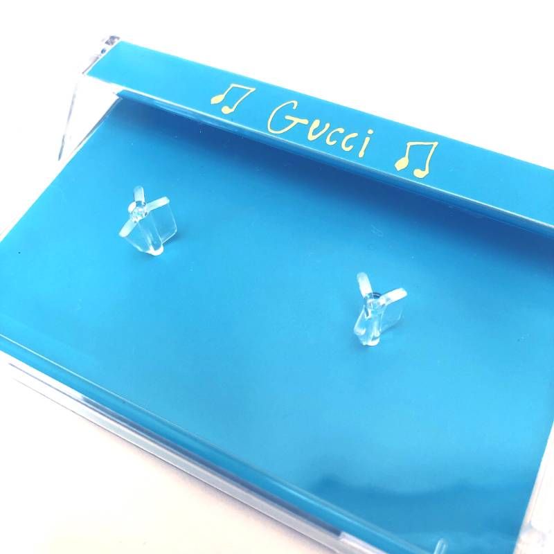 【新品】GUCCI グッチ／非売品／創設100周年記念 カセットテープ型 USB／ブルー