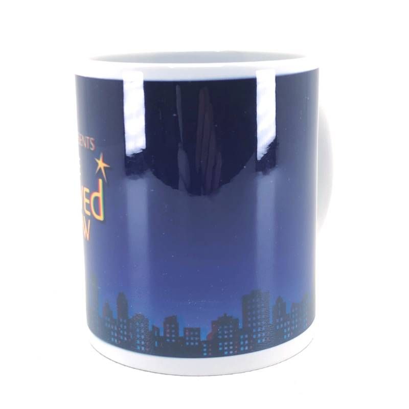 【未使用】GUCCI グッチ／マグカップ THE BELOVED SHOW／陶器／ホワイト・ブルー