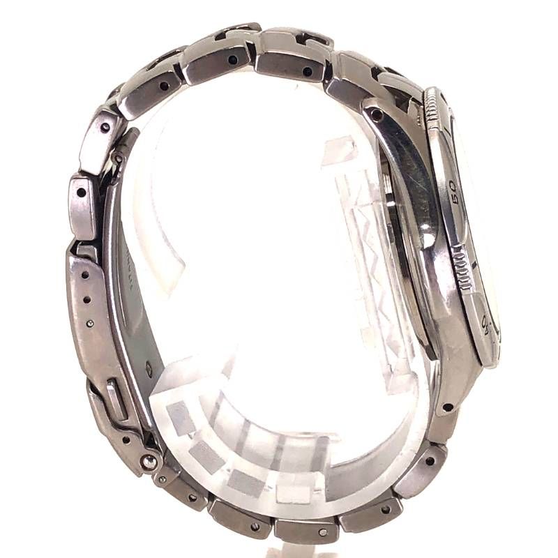 【訳あり・売り切り・電池交換済み・箱・コマ付き】SEIKO セイコー／プロスペックス 7T62-0AC0／クォーツ／チタン／シルバー・ブラック