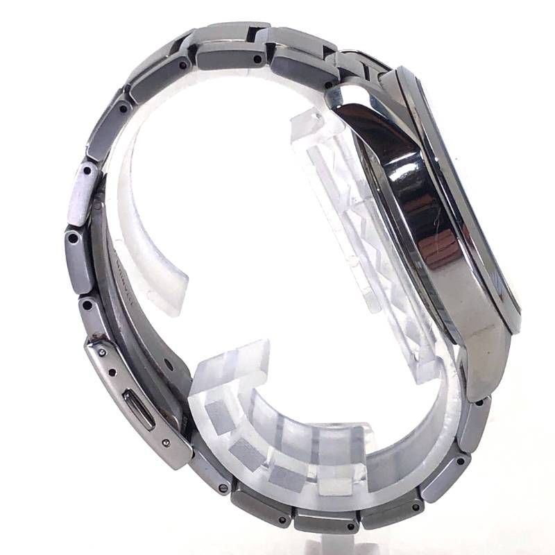 【美品】SEIKO セイコー／スピリット 7B24-0BB0／ソーラークォーツ／チタン／シルバー・ダークブルー