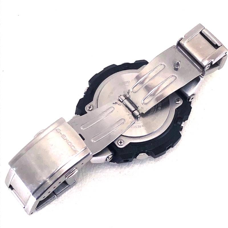 CASIO カシオ／G-SHOCK GST GST-W110D／ソーラークォーツ／ステンレス／シルバー・ブラック