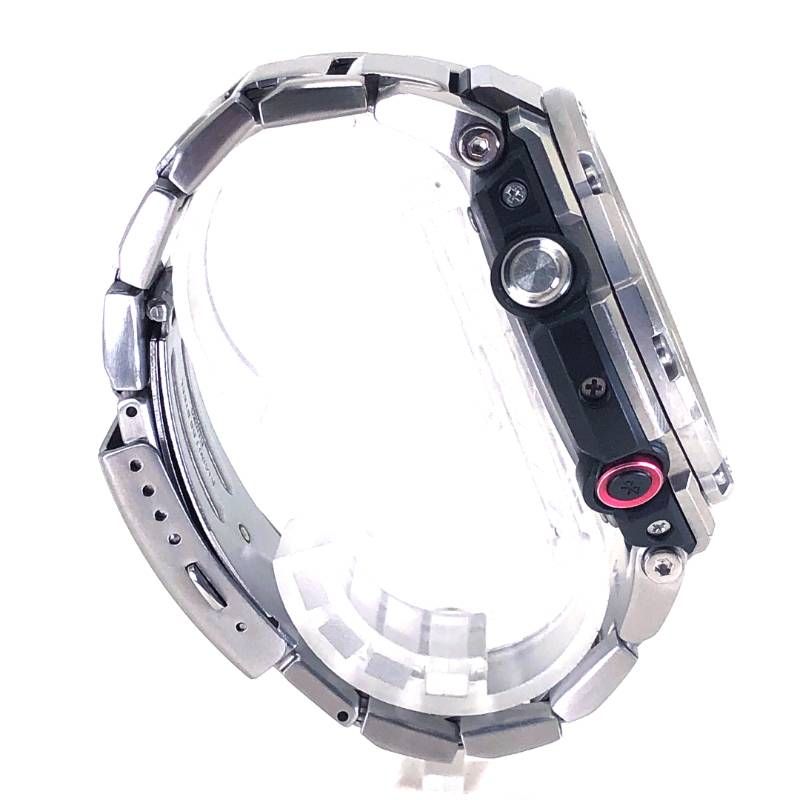 【ケース・取説付き】CASIO カシオ／G-SHOCK GST GST-B100-1AER／ソーラークォーツ／ステンレス／シルバー・ブラック