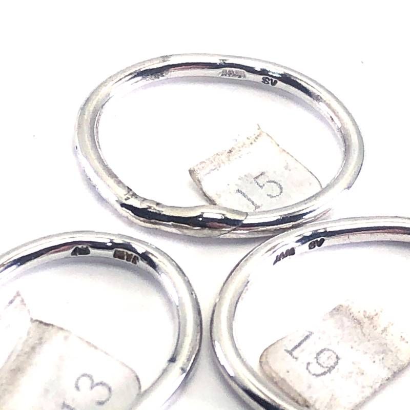 【保管袋付き】JAM HOME MADE ジャムホームメイド／名もなき指輪 1(one)／SV925・ステンレス／シルバー