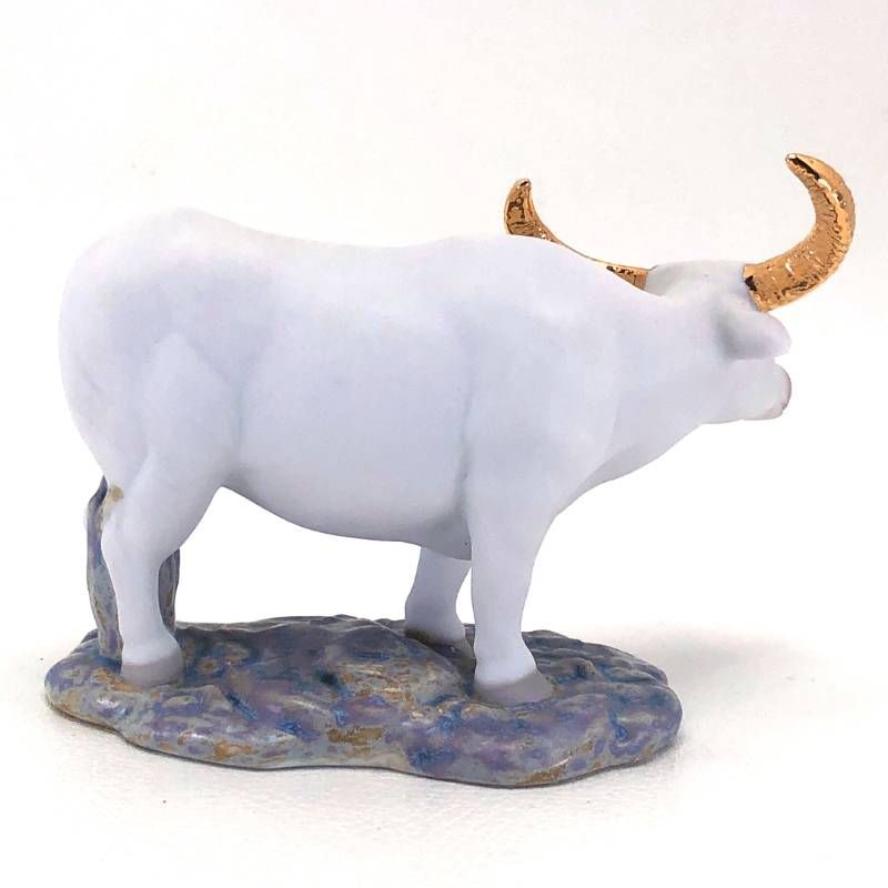 【美品・箱付き】LLADRO リヤドロ／干支コレクション The Ox -小 牛 丑／9489／陶器／マルチカラー
