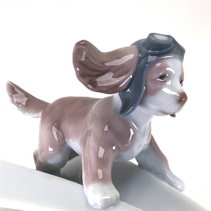 【美品・箱付き】LLADRO リヤドロ／可愛いパイロット／6665／陶器／マルチカラー
