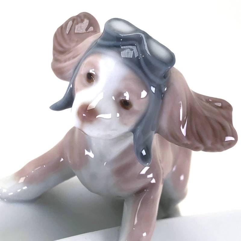 【美品・箱付き】LLADRO リヤドロ／可愛いパイロット／6665／陶器／マルチカラー