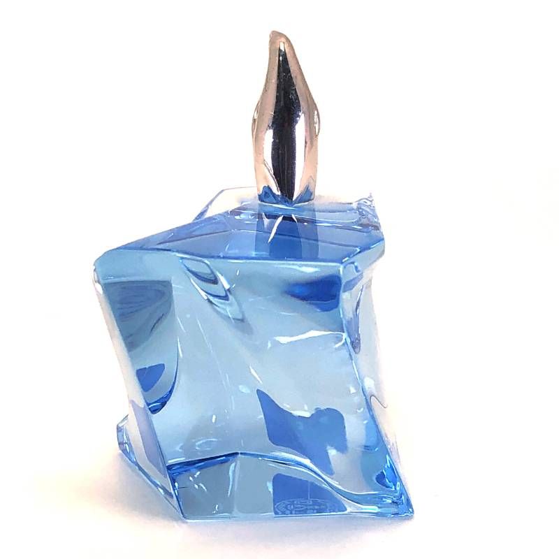【希少・美品】Baccarat バカラ／青い流氷（アイスバーグ）とペンギン フィギュリン／クリスタルグラス・クロム仕上げ／ブルー・シルバー／BC670