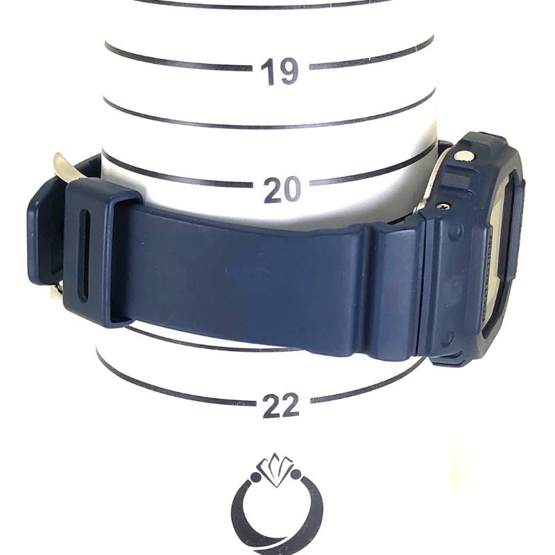 【美品】CASIO カシオ／G-SHOCK DW-5600BBM-2JF／クォーツ／樹脂／ネイビー・ブラック