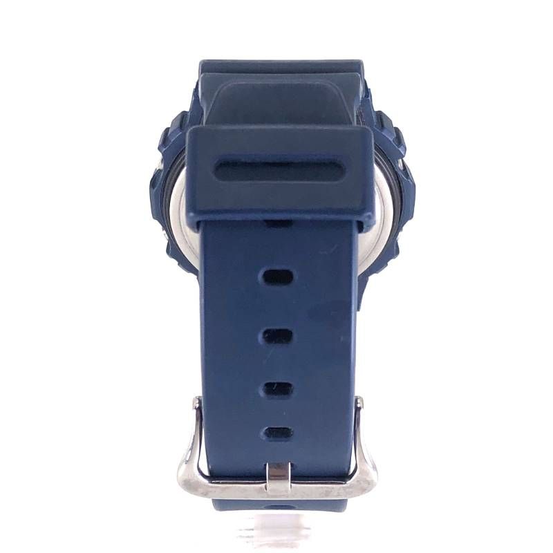 【美品】CASIO カシオ／G-SHOCK DW-5600BBM-2JF／クォーツ／樹脂／ネイビー・ブラック