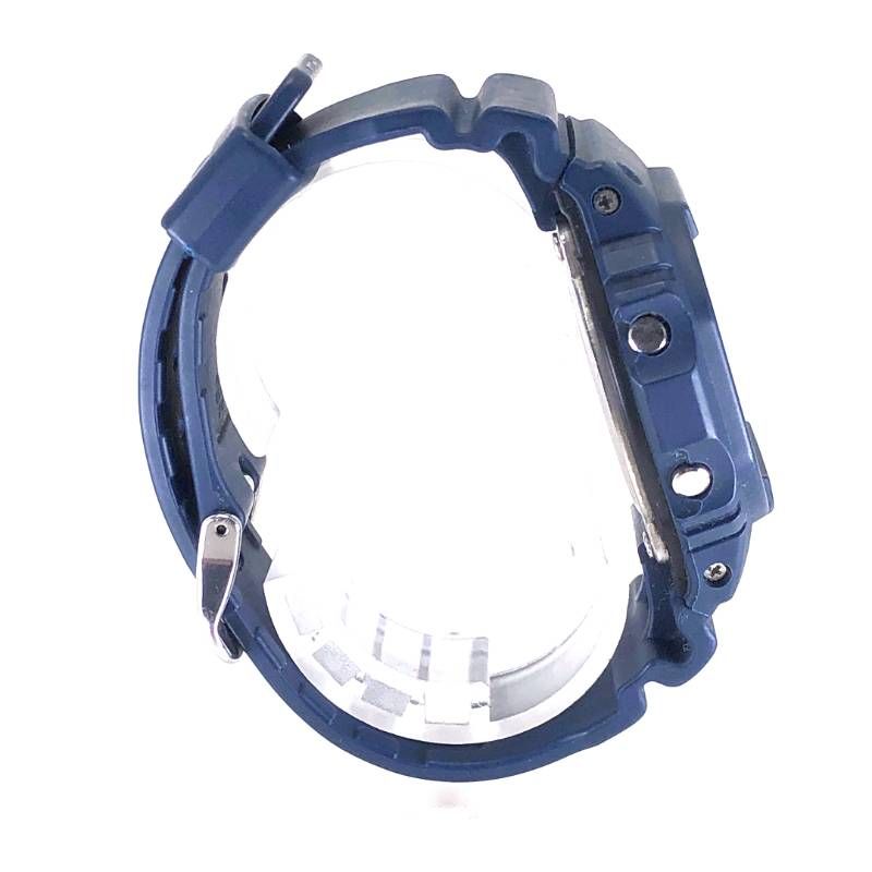 【美品】CASIO カシオ／G-SHOCK DW-5600BBM-2JF／クォーツ／樹脂／ネイビー・ブラック