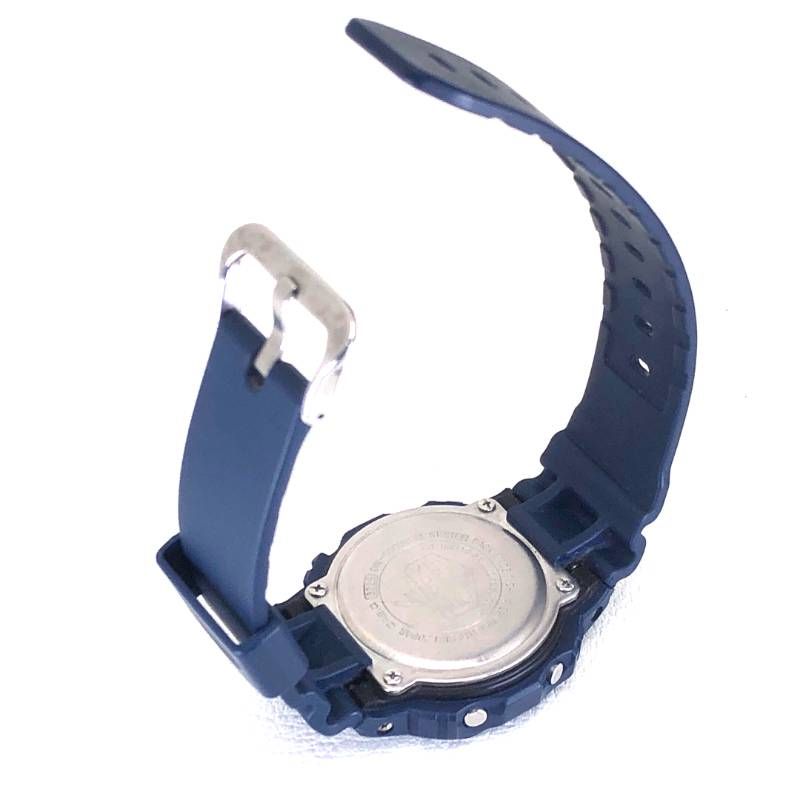 【美品】CASIO カシオ／G-SHOCK DW-5600BBM-2JF／クォーツ／樹脂／ネイビー・ブラック