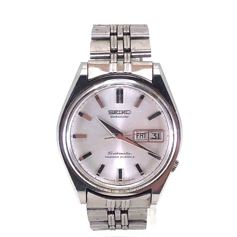 【1964年製 ヴィンテージ】SEIKO セイコー／セイコーマチック ウィークデーター 6218-8950／自動巻／ステンレス／シルバー