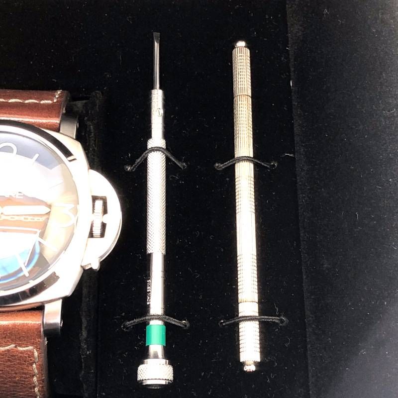 【希少・美品・ケース・替えベルト付】RXW/R.X.W（RockX solid Watch）／MARINA MILITARE マリーナミリターレ MM20／イタリア海軍時計モチーフ ミリタリー／手巻き／SUS316L・レザー／シルバー・ブラック・ブラウン