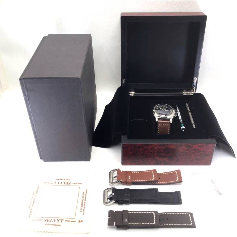 【希少・美品・ケース・替えベルト付】RXW/R.X.W（RockX solid Watch）／MARINA MILITARE マリーナミリターレ MM20／イタリア海軍時計モチーフ ミリタリー／手巻き／SUS316L・レザー／シルバー・ブラック・ブラウン