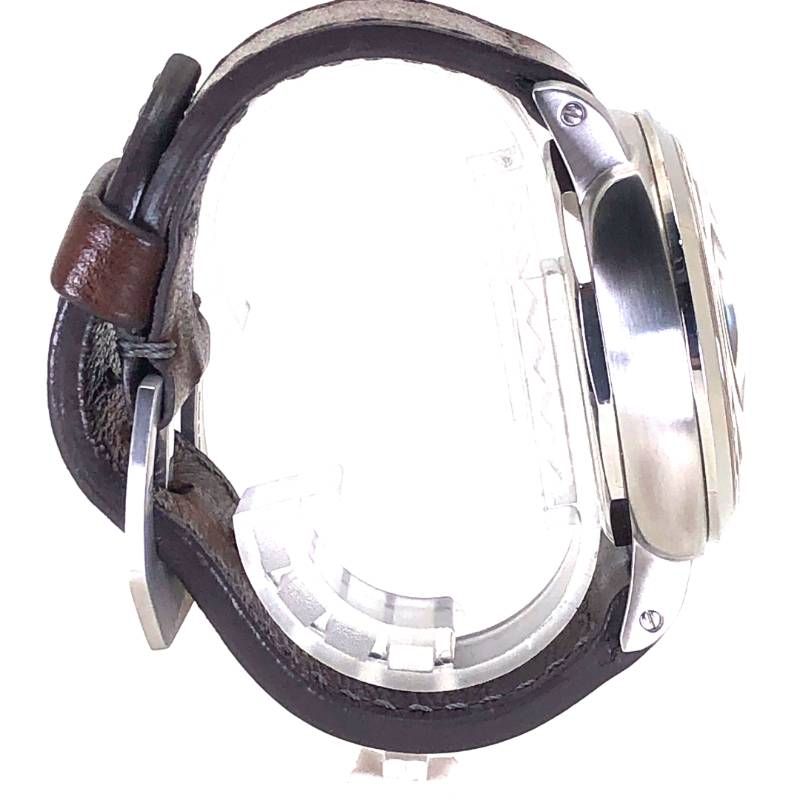 【希少・美品・ケース・替えベルト付】RXW/R.X.W（RockX solid Watch）／MARINA MILITARE マリーナミリターレ MM20／イタリア海軍時計モチーフ ミリタリー／手巻き／SUS316L・レザー／シルバー・ブラック・ブラウン