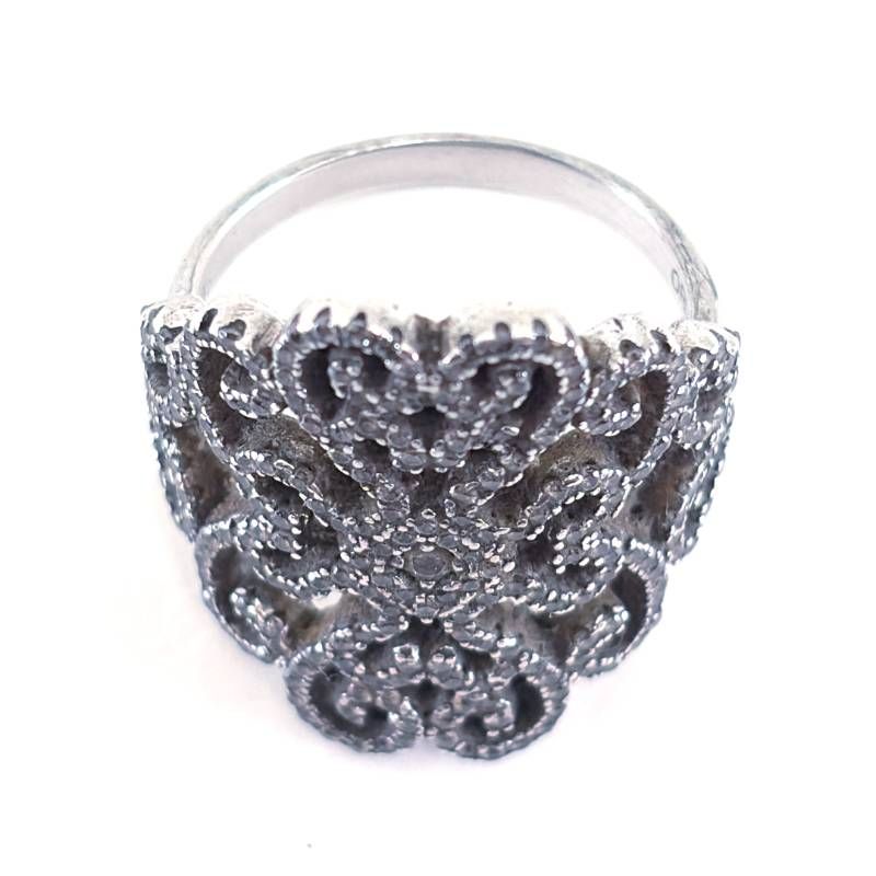 【美品】ORUS BIJOUX オラスビジュー／シルバー リング 指輪／14号／SV925／シルバー