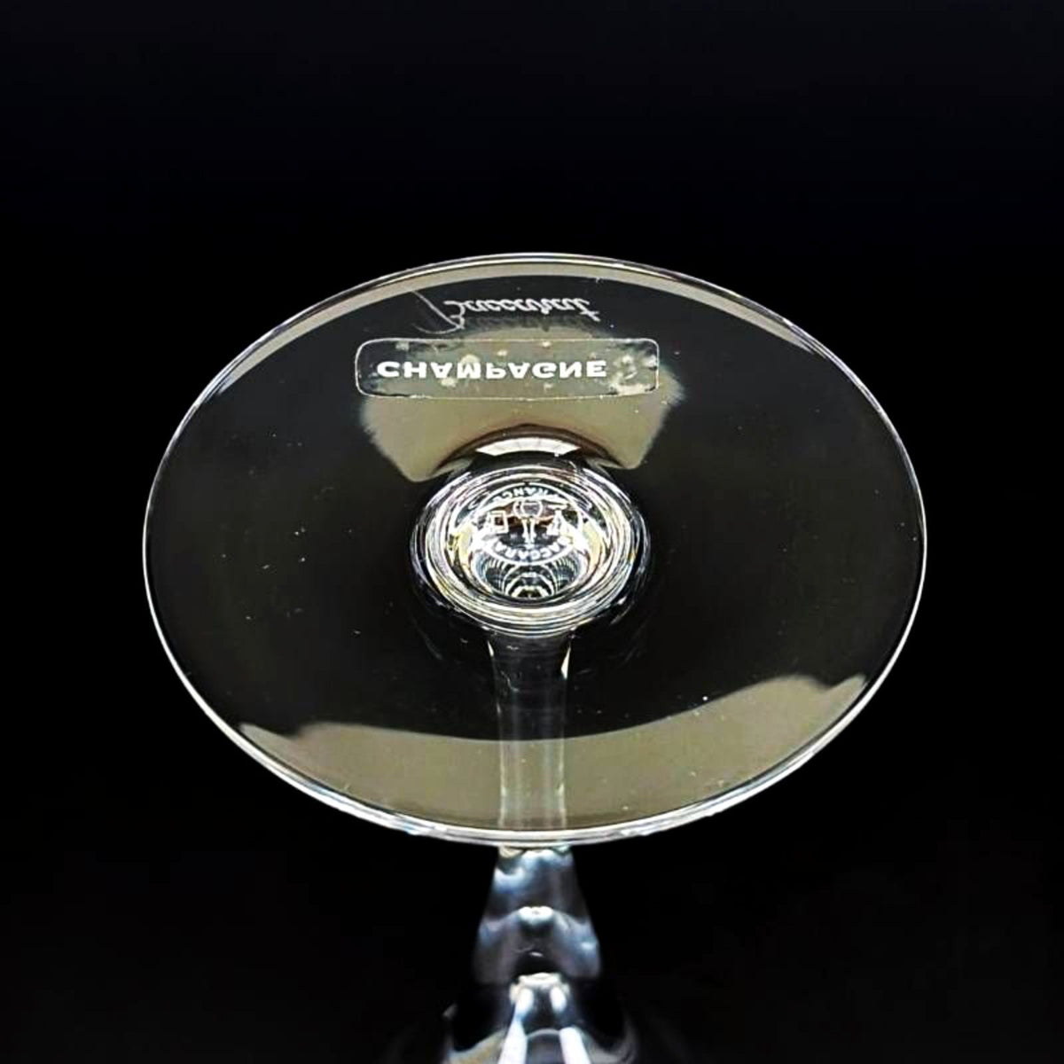 【美品・箱付き】Baccarat バカラ／オノロジー シャンパーニュ ワイングラス／クリスタルグラス／クリア／BC622