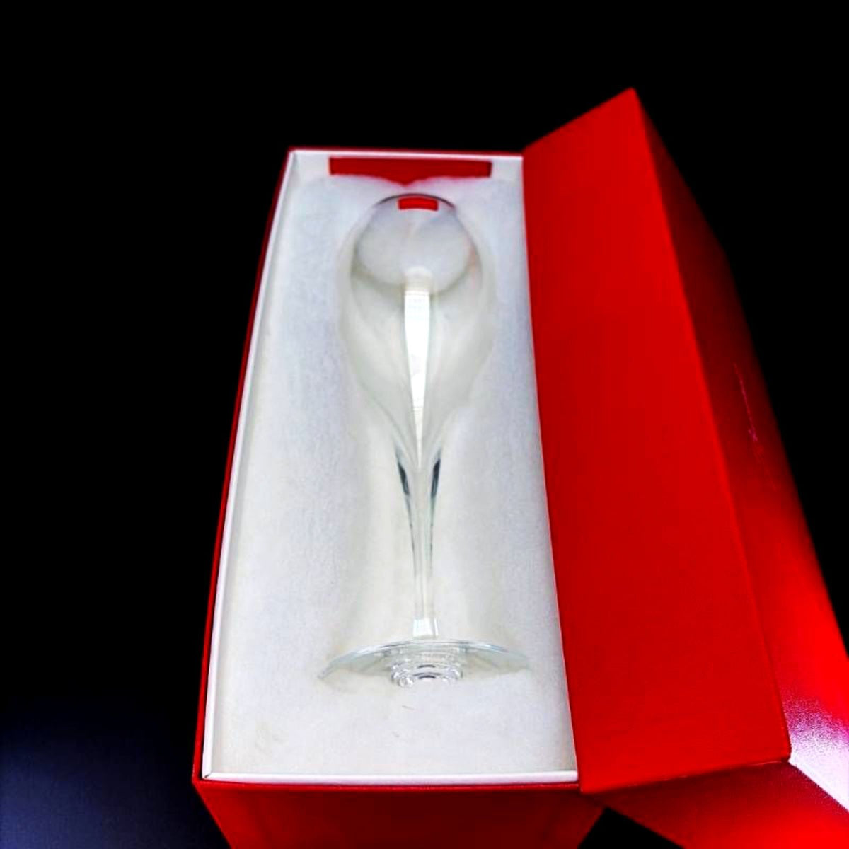 【美品・箱付き】Baccarat バカラ／オノロジー シャンパーニュ ワイングラス／クリスタルグラス／クリア／BC622