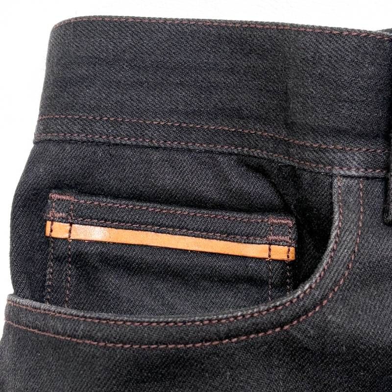 【美品】Berluti ベルルッティ／ストレート デニム パンツ／48／綿／ブラック