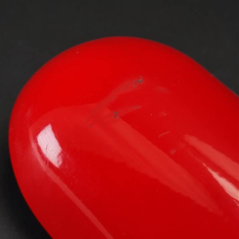 Artemide アルテミデ／Tantalo Table Clock 置時計／スチール・プラスチック(風防)・樹脂／レッド・ホワイト