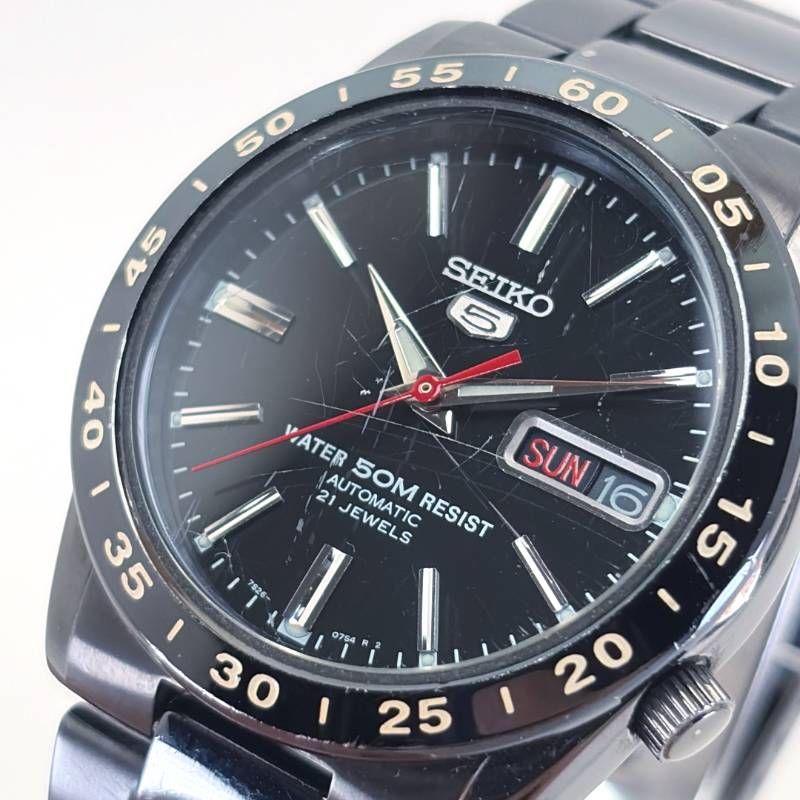 SEIKO セイコー／セイコー5 7S26-02T0／自動巻き／ステンレス／ブラック