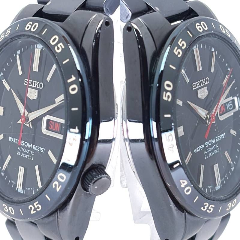 SEIKO セイコー／セイコー5 7S26-02T0／自動巻き／ステンレス／ブラック