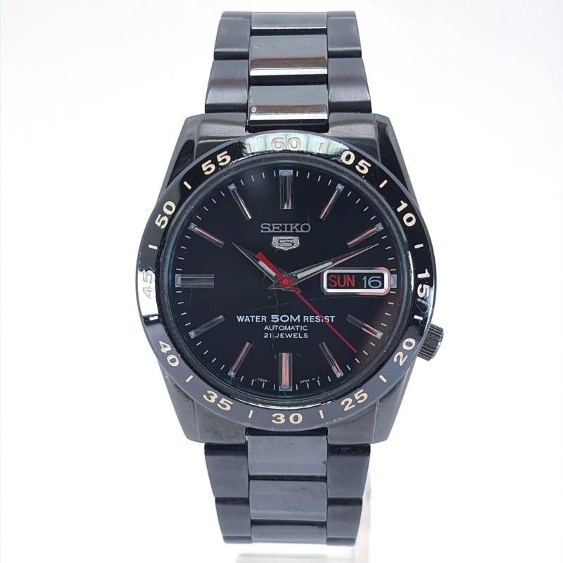 SEIKO セイコー／セイコー5 7S26-02T0／自動巻き／ステンレス／ブラック