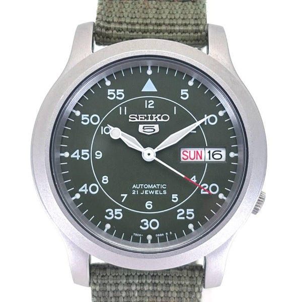 SEIKO セイコー／セイコー5 ミリタリー 7S26-02J0／自動巻／ステンレス／シルバー・カーキ