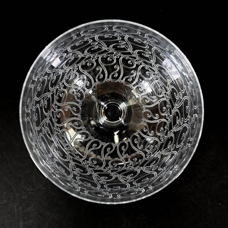 【美品・箱付き】Baccarat バカラ／ローハン ワイングラス 6客 セット／クリスタルグラス／クリア／BC678