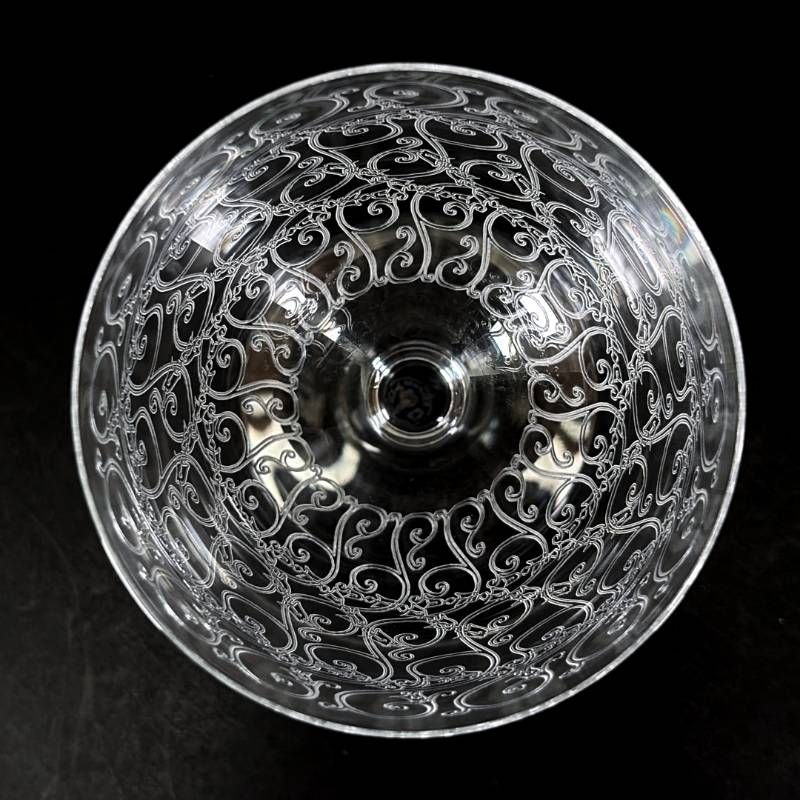 【美品・箱付き】Baccarat バカラ／ローハン ワイングラス 6客 セット／クリスタルグラス／クリア／BC678
